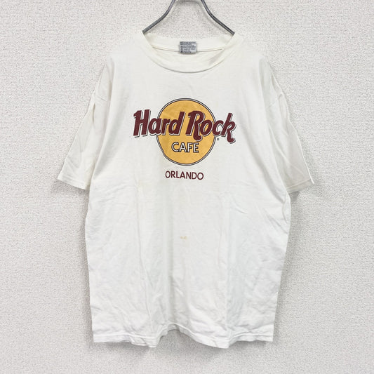 Hard Rock　ハードロック　半袖プリントTシャツ　白　ホワイト　Lサイズ