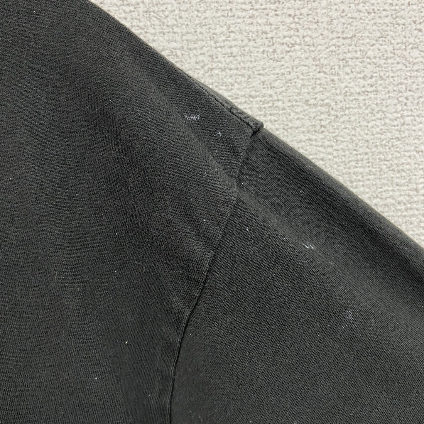 古着 used　M TV　半袖オリジナルプリントTシャツ　カジュアルデザイン　黒　ブラック　レトロ　クルーネック　XLサイズ