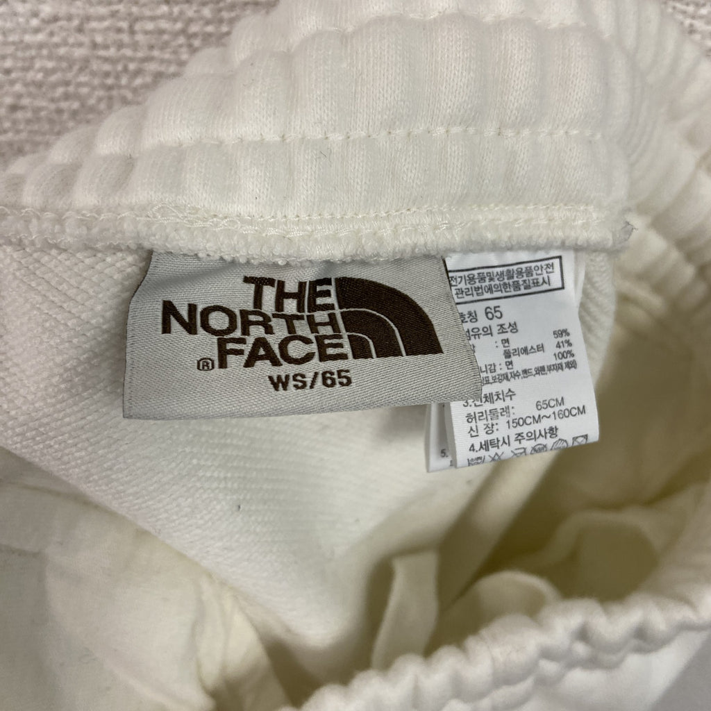 THE NORTH FACE　ザ・ノースフェイス　スウェットパンツ　韓国限定　白　ホワイト　アイボリー　65サイズ
