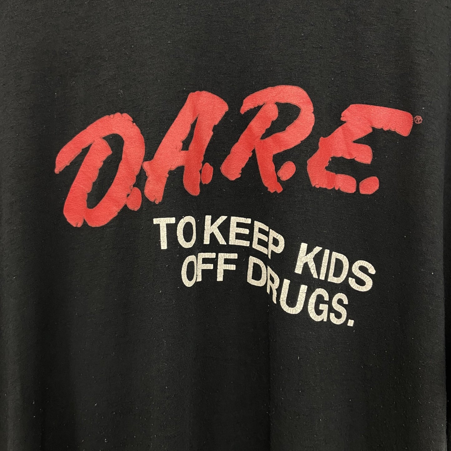 古着 used　Hanes ヘインズ　半袖プリントTシャツ　90s　黒　シングルステッチ　レトロ　US製　クルーネック　Lサイズ