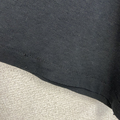 古着 used　Hanes ヘインズ　半袖プリントTシャツ　90s　黒　シングルステッチ　レトロ　US製　クルーネック　Lサイズ