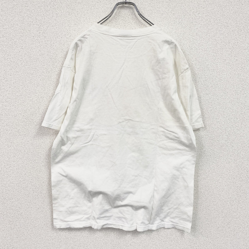 90s～　Hard Rock　ハードロック　半袖プリントTシャツ　ヴィンテージ　白　ホワイト　Lサイズ