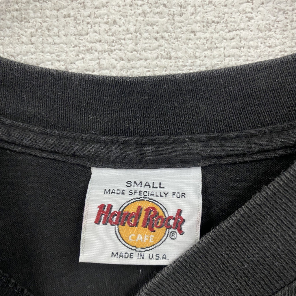 90s～　Hard Rock　ハードロック　半袖プリントTシャツ　ヴィンテージ　黒　ブラック　Sサイズ