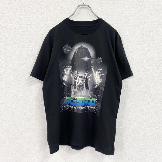 perfume　パフューム　半袖プリントTシャツ　ライブT　黒　ブラック