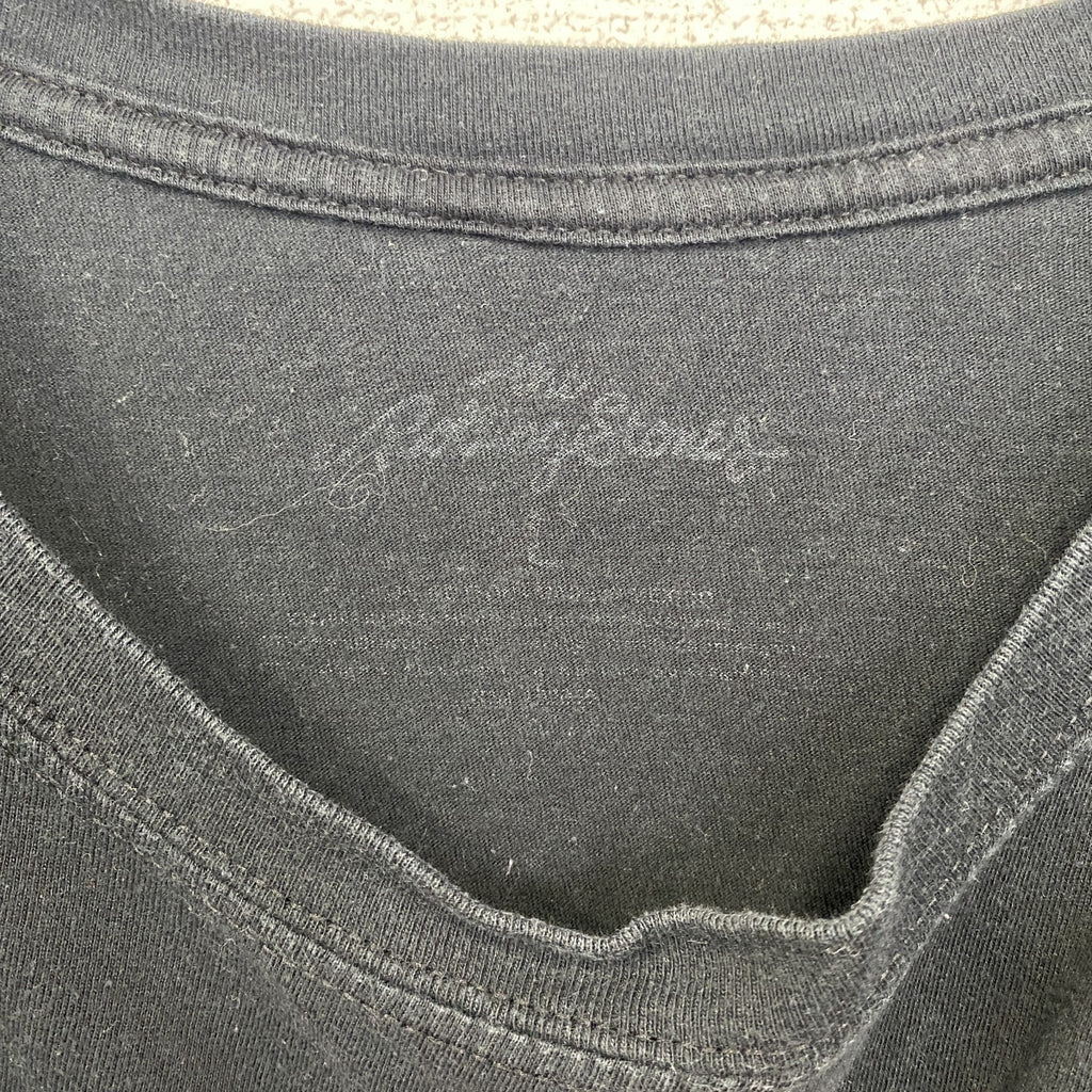 古着 used　半袖バンドプリントTシャツ　音楽　ローリングストーンズ　定番　ロック　黒　ブラック　Lサイズ
