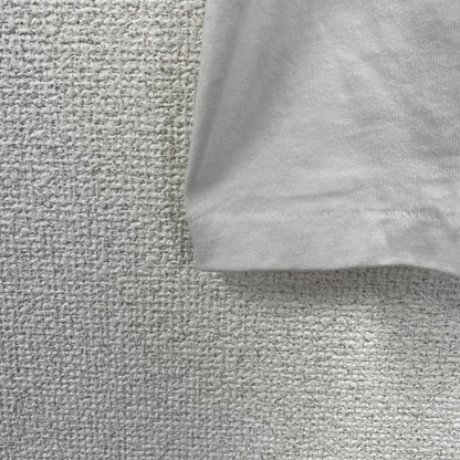 古着 used　90s　半袖熊プリントTシャツ　シングルステッチ　ヴィンテージ　クルーネック　白　ホワイト　XLサイズ