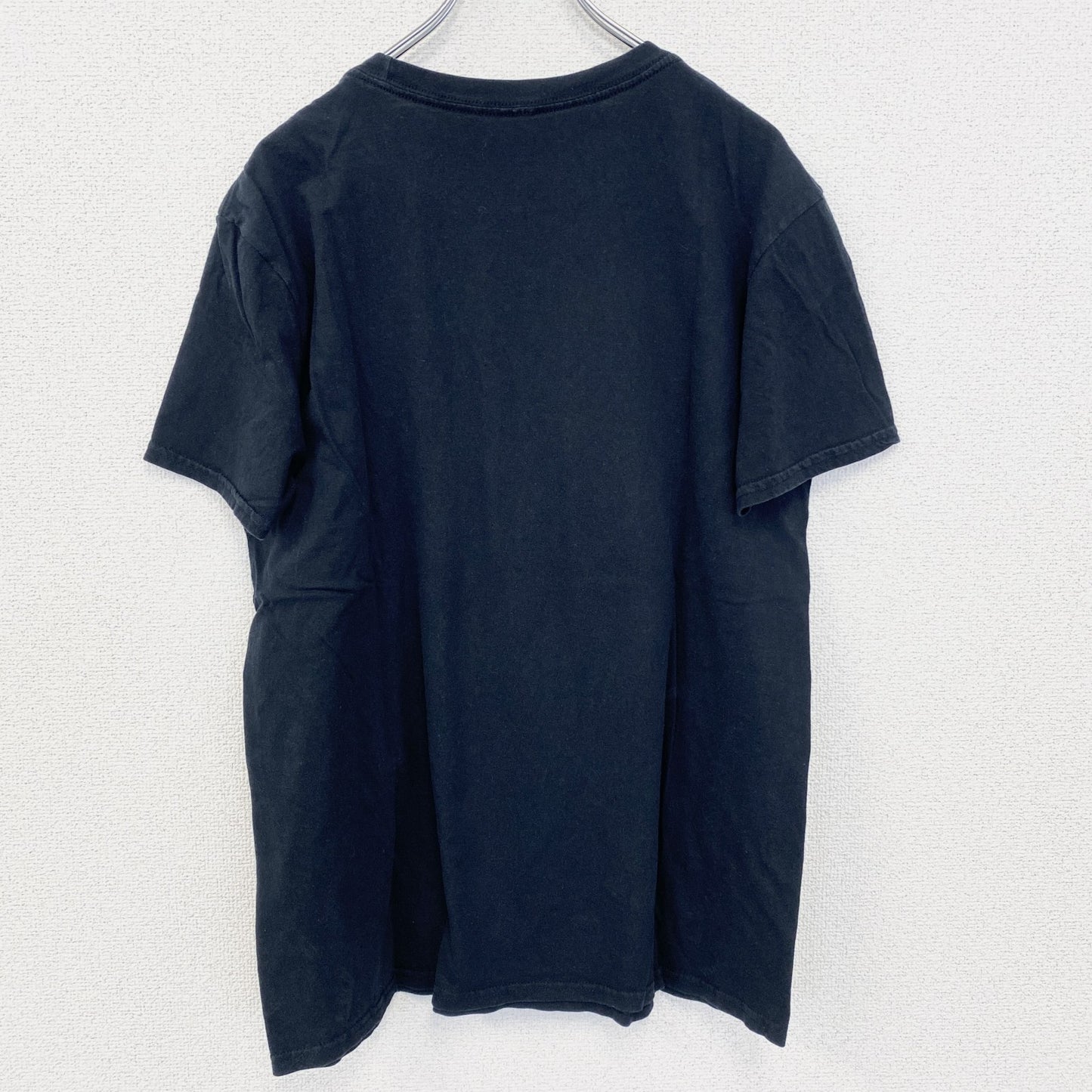 古着 used　半袖バンドプリントTシャツ　音楽　ローリングストーンズ　定番　ロック　黒　ブラック　Lサイズ