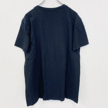 古着 used　半袖バンドプリントTシャツ　音楽　ローリングストーンズ　定番　ロック　黒　ブラック　Lサイズ