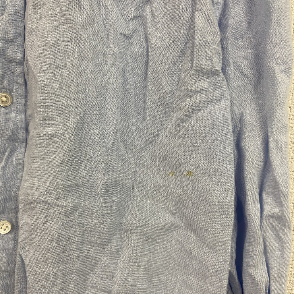 Polo Ralph Lauren　ポロラルフローレン　RELAXED FIT　長袖リネンシャツ　ブルー　Lサイズ