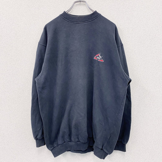 80s　PUMA　プーマ　スウェット/トレーナー　ヴィンテージ　黒　ブラック　XLサイズ