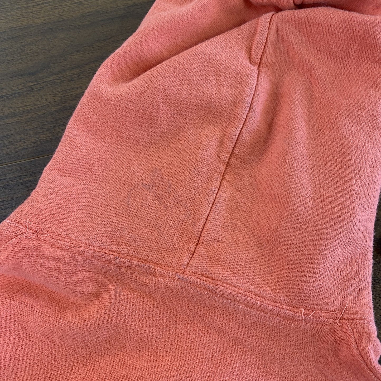 Champion　チャンピオン　リバースウィーブ　スウェットパーカー/フーディー　目無し　サーモンピンク　Mサイズ