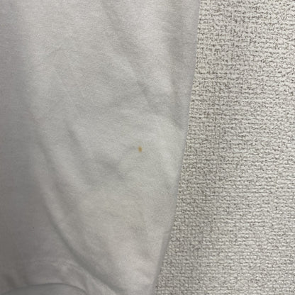 古着 used　90s　半袖熊プリントTシャツ　シングルステッチ　ヴィンテージ　クルーネック　白　ホワイト　XLサイズ
