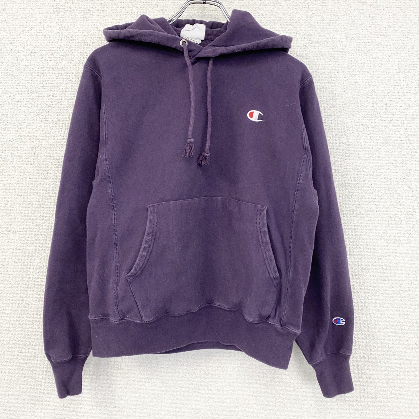 Champion　チャンピオン　リバースウィーブ　スウェットパーカー/フーディー　フェード　紫　パープル　Sサイズ