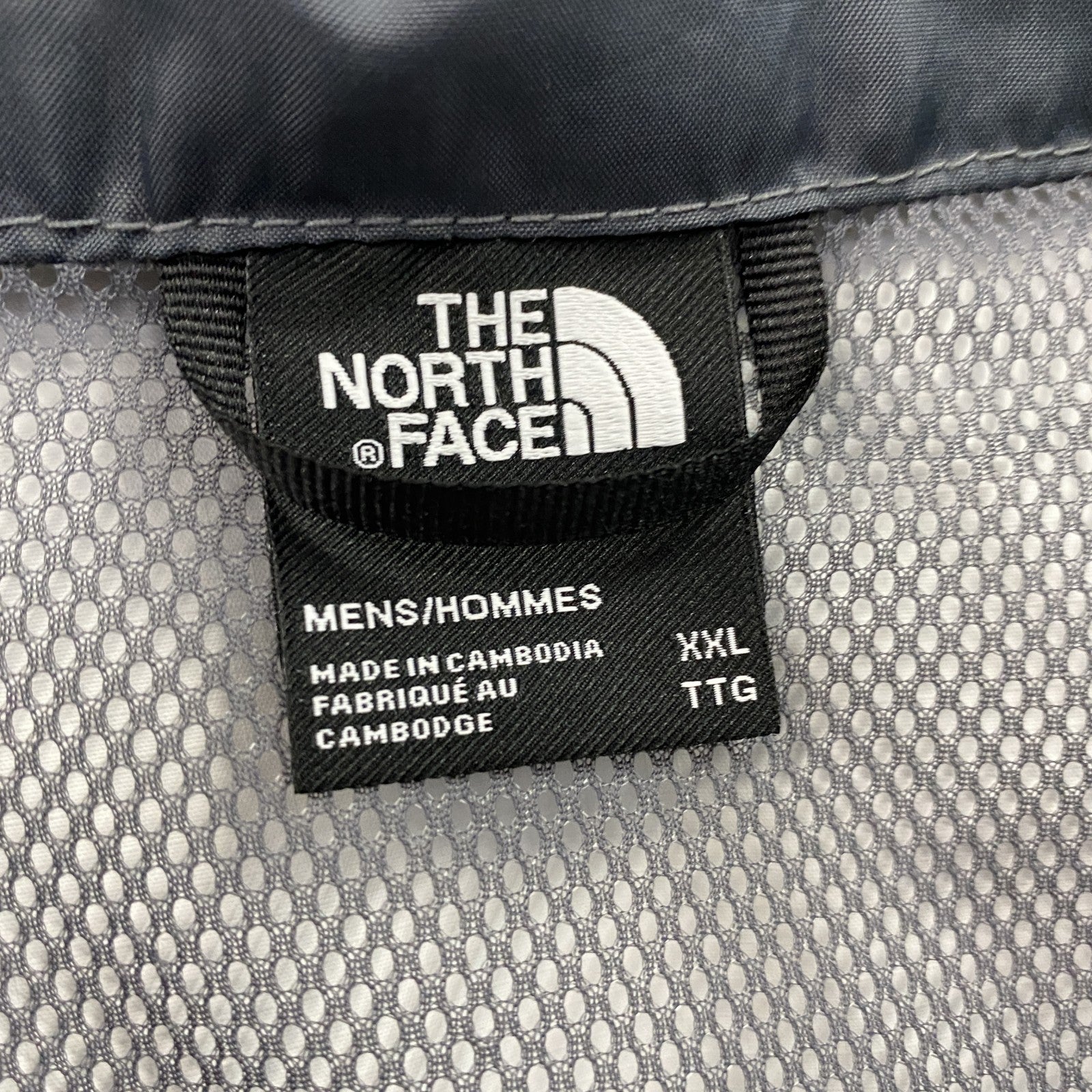 THE NORTH FACE　ザ・ノースフェイス　ナイロンジャケット　スクープジャケット　灰色　グレー　2XL