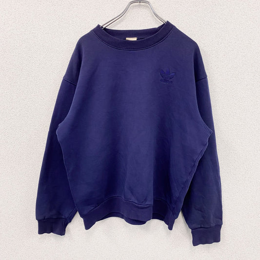 ～90s　adidas　アディダス　スウェット/トレーナー　ヴィンテージ　デサント期　紺　ネイビー