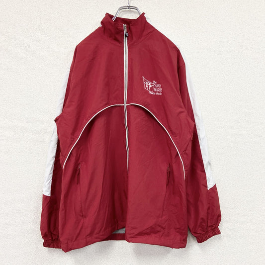 90s～　Holloway　フルジップジャケット　ヴィンテージ　赤　レッド　Sサイズ