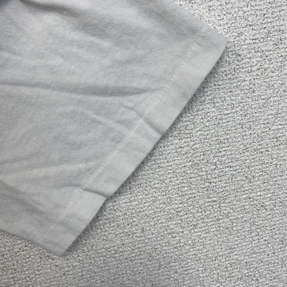 古着 used　半袖プリントTシャツ　クルーネック　カレッジ系　USA製　コットン100%　レトロデザイン　ホワイト　XLサイズ