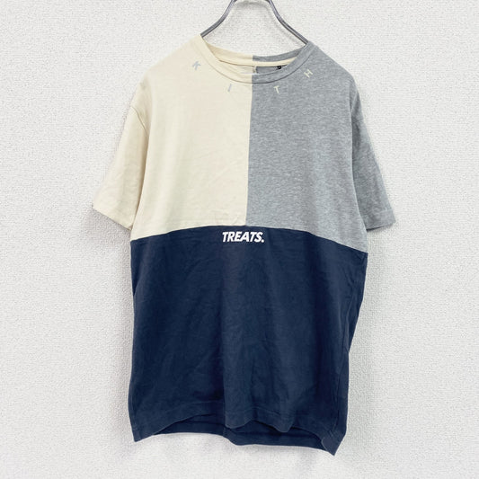 KITH　キス　半袖Tシャツ　ベージュ　グレ　紺　ネイビー　XSサイズ