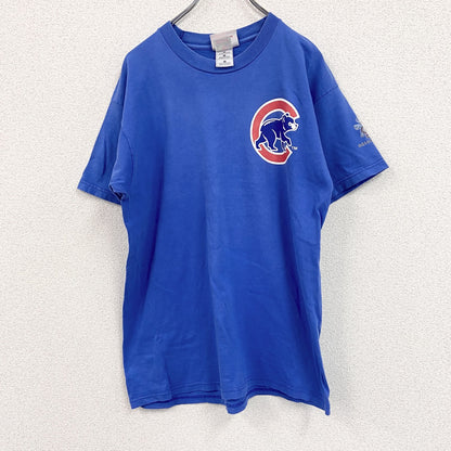 00s　FRUIT OF THE LOOM　サミーソーサ　シカゴカブス　半袖プリントTシャツ　青　ブルー　Lサイズ