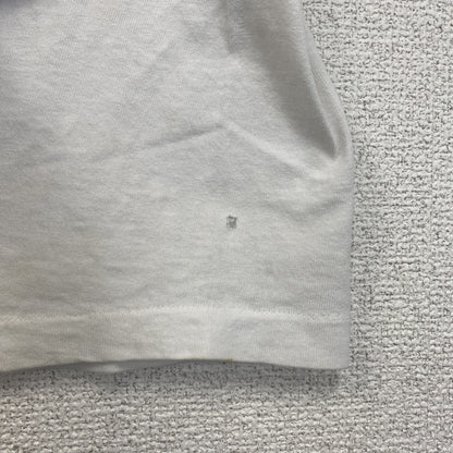 古着 used　半袖プリントTシャツ　クルーネック　カレッジ系　USA製　コットン100%　レトロデザイン　ホワイト　XLサイズ