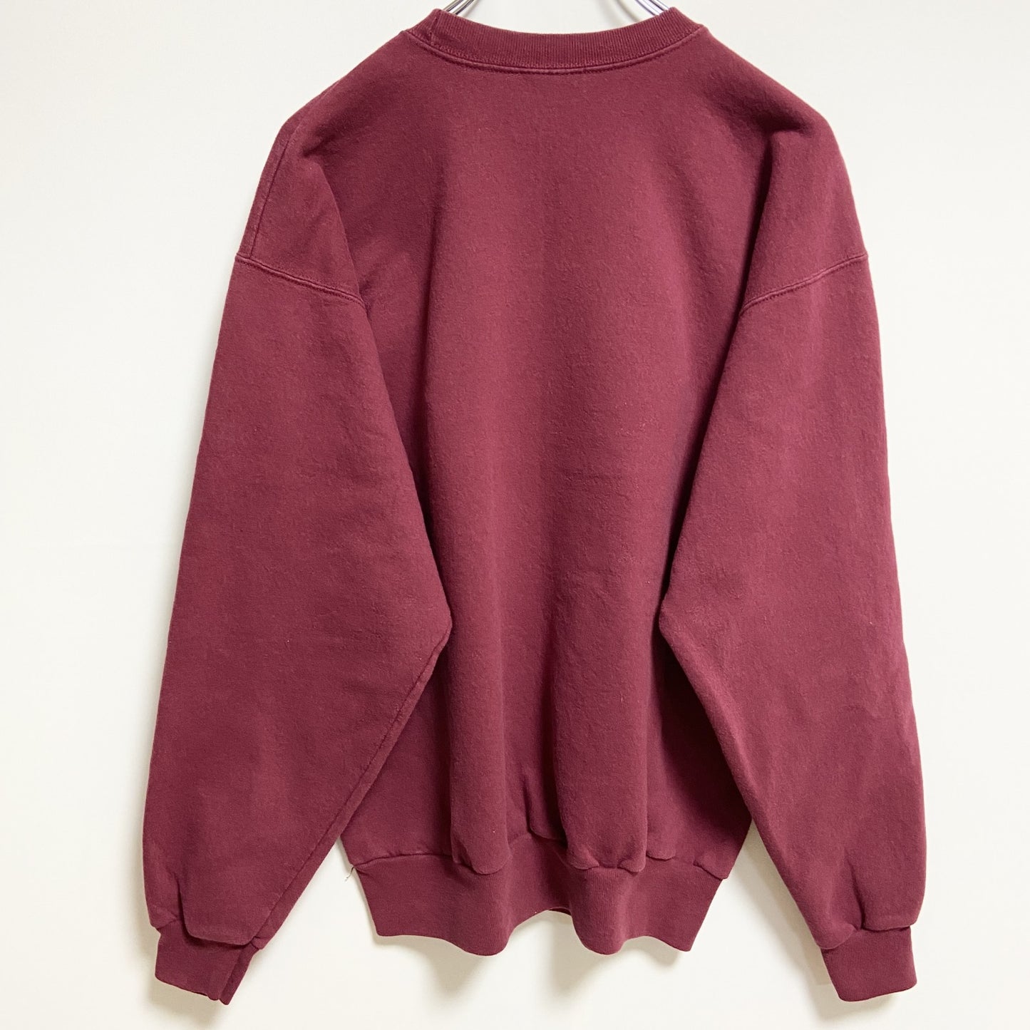 ～90s　Hanes ヘインズ　長袖刺繍スウェット/トレーナー　熊　アニマル　ヴィンテージ　Mサイズ