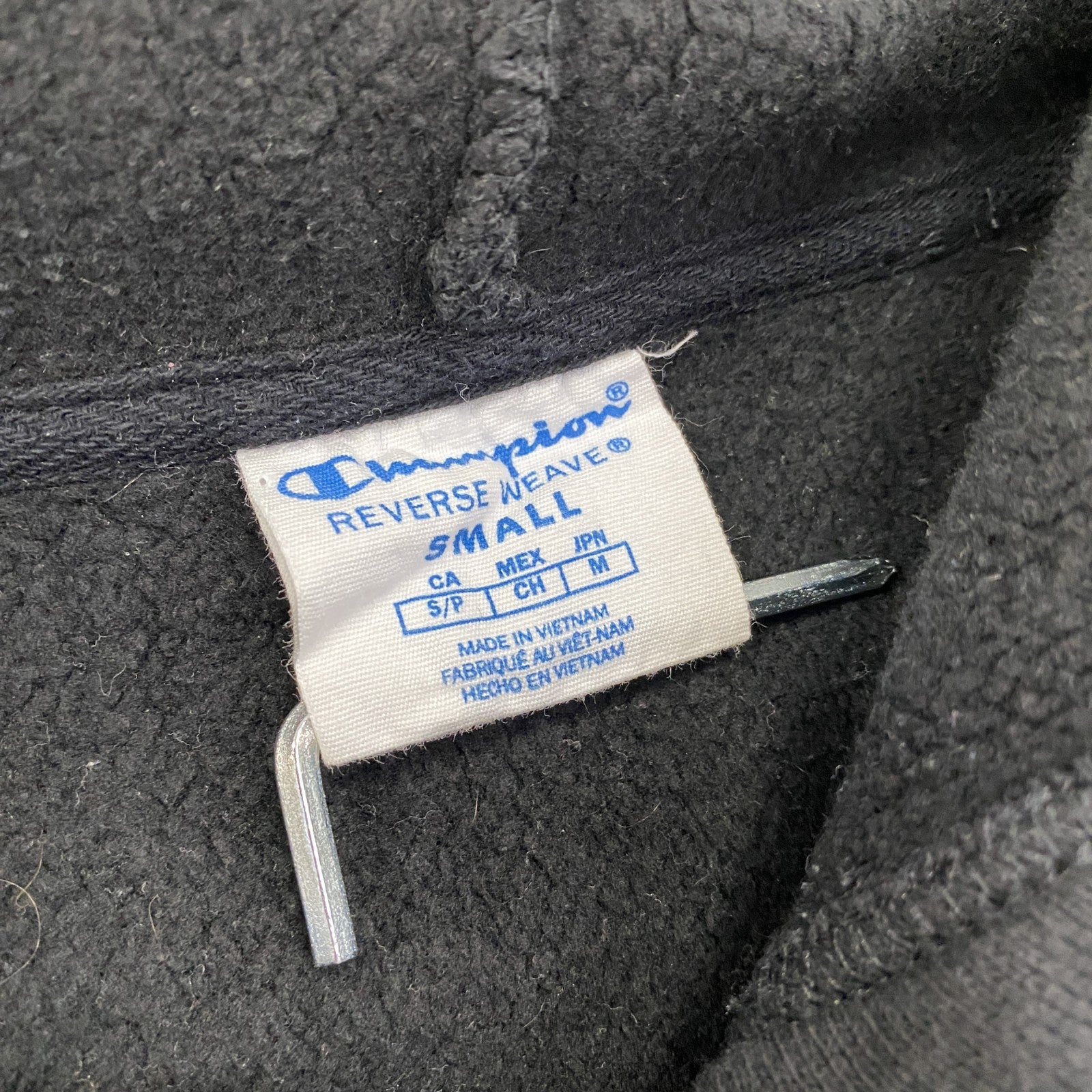 Champion　チャンピオン　リバースウィーブ　スウェットパーカー/フーディー　黒　ブラック　Sサイズ
