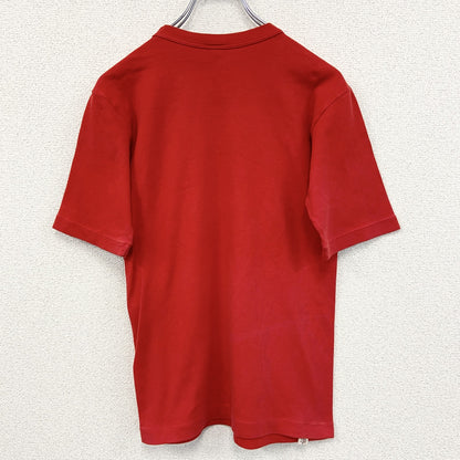 古着 used　LORD Gran　半袖プリントTシャツ　ラメ入り　Y2K　赤　クルーネック　レトロデザイン　Sサイズ