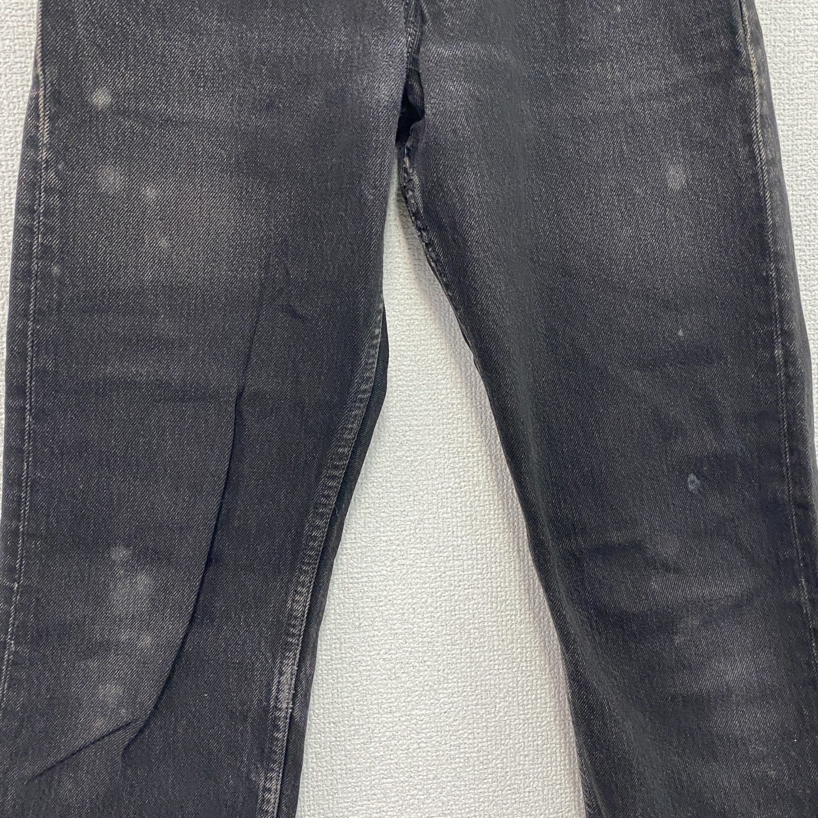 Levi's　リーバイス　501　スキニーブラックデニムパンツ/ジーンズ　ジップフライ　フェード　インディゴ　W27サイズ
