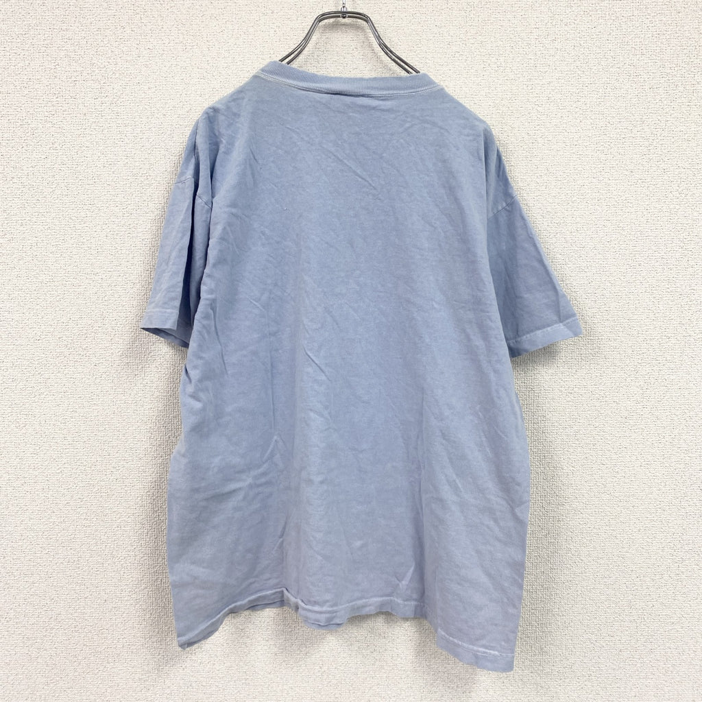 90s～　Gear For Sports　半袖プリントTシャツ　ヴィンテージ　水色　ライトブルー　Mサイズ