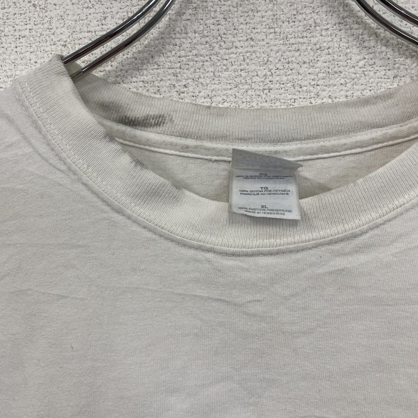 00s　GILDAN　ギルダン　半袖両面プリントTシャツ　Weight Watchers　企業ロゴ　白　ホワイト　XLサイズ