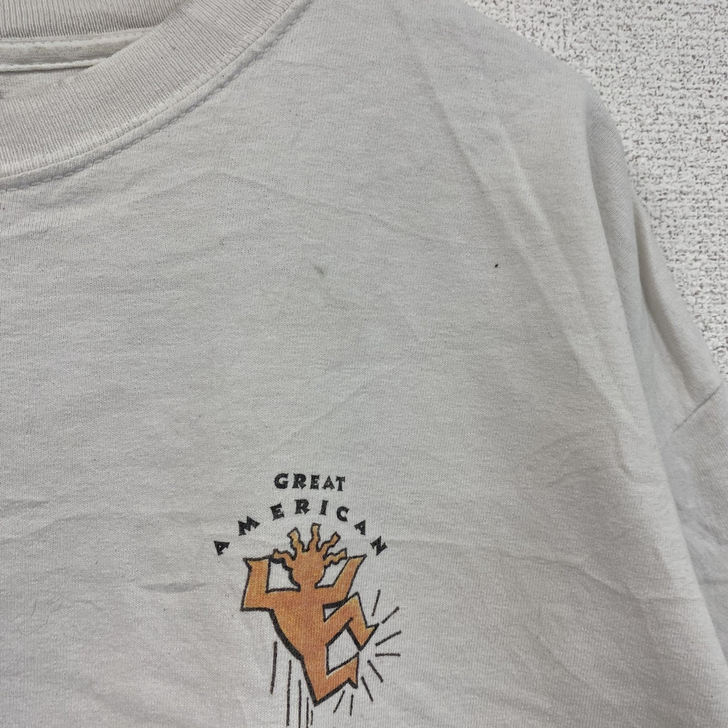 00s　GILDAN　ギルダン　半袖両面プリントTシャツ　Weight Watchers　企業ロゴ　白　ホワイト　XLサイズ