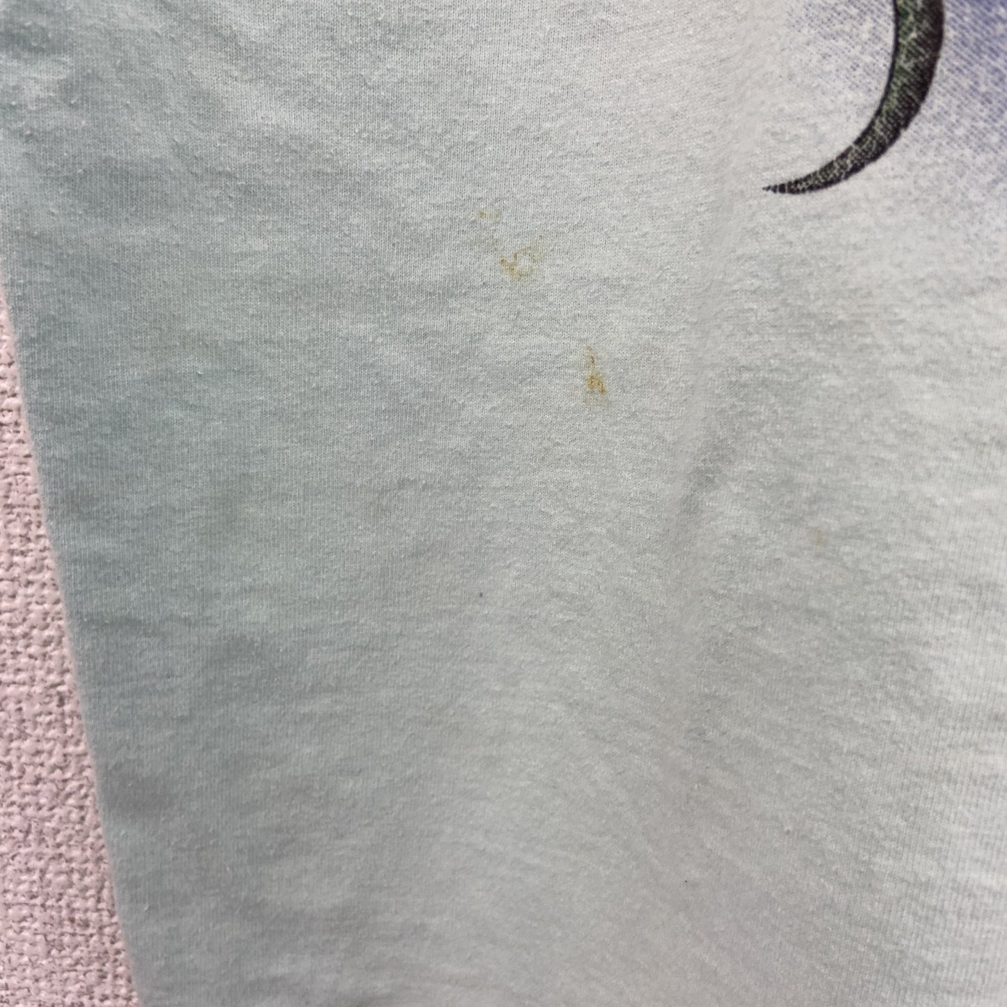 Ed Hardy　エドハーディー　半袖プリントTシャツ　ギャルT　スカル　ブルー　XLサイズ
