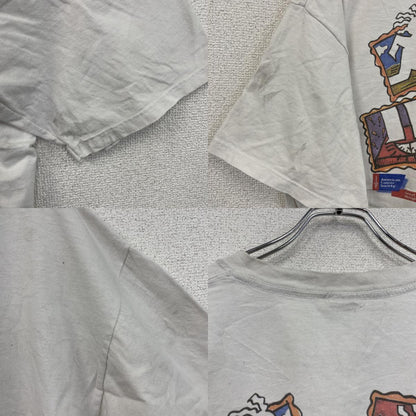 00s　GILDAN　ギルダン　半袖両面プリントTシャツ　Weight Watchers　企業ロゴ　白　ホワイト　XLサイズ