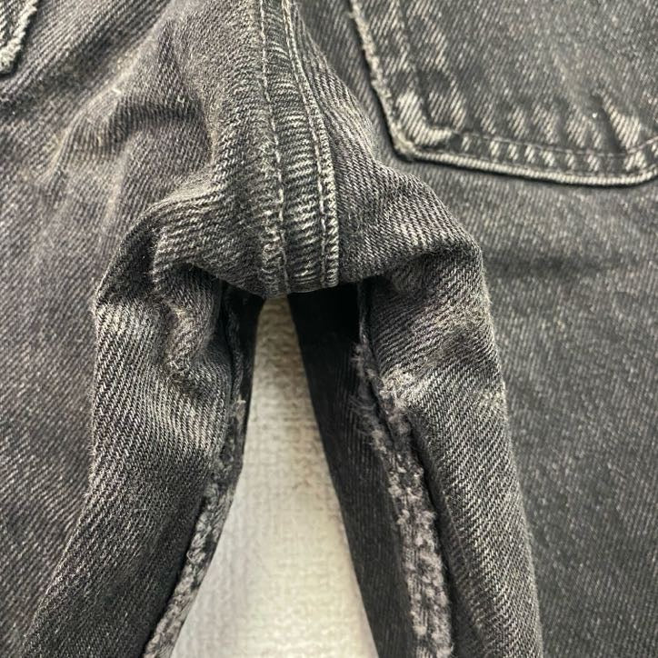 Levi's　リーバイス　501　スキニーブラックデニムパンツ/ジーンズ　ジップフライ　フェード　インディゴ　W27サイズ