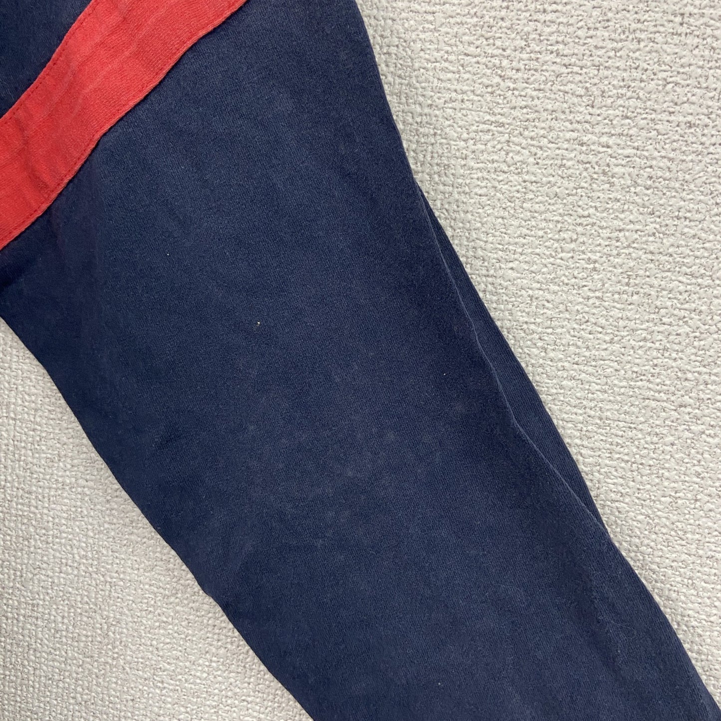 STUSSY　ステューシー　長袖Tシャツ/ロンT　フェード　紺　ネイビー　Lサイズ