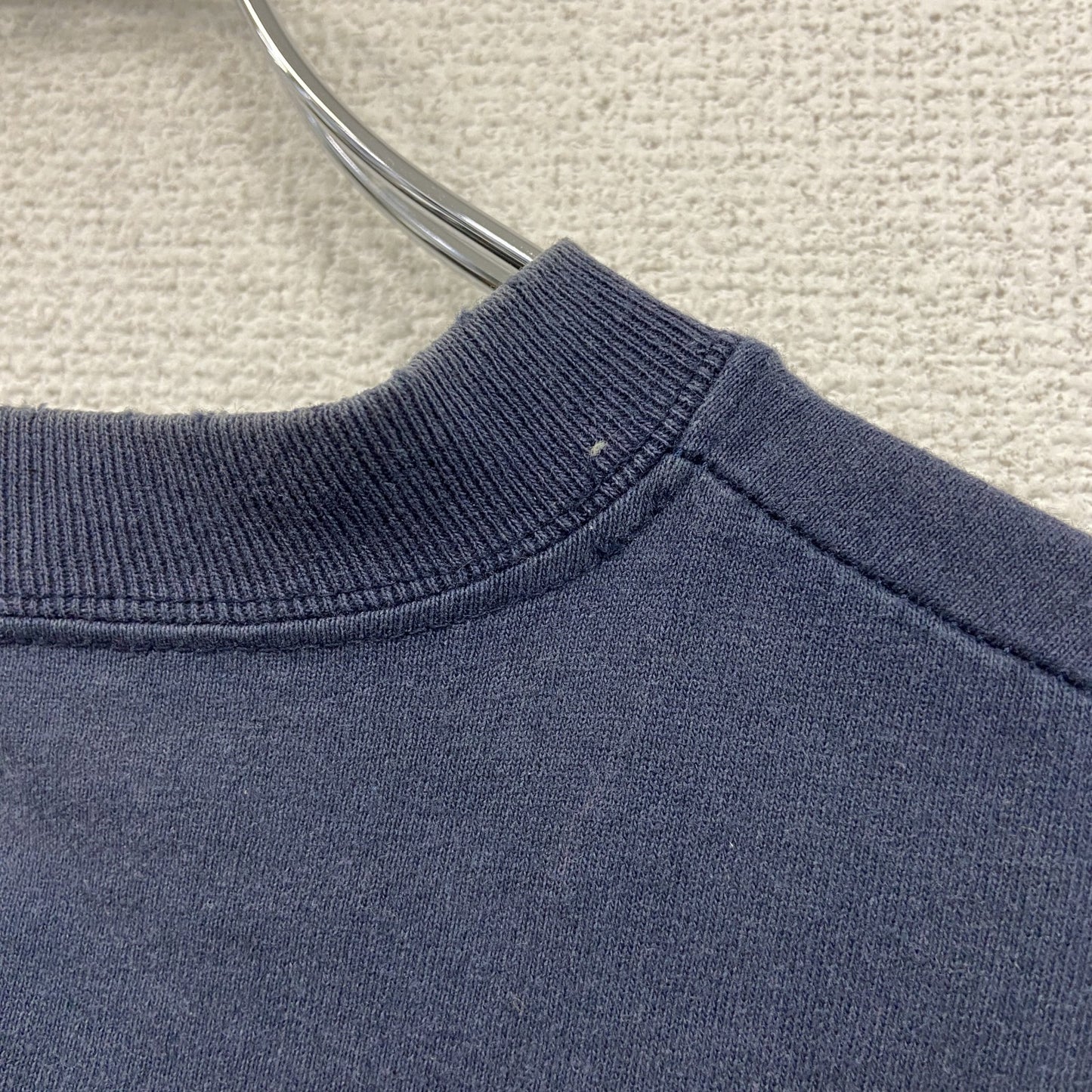 STUSSY　ステューシー　長袖Tシャツ/ロンT　フェード　紺　ネイビー　Lサイズ