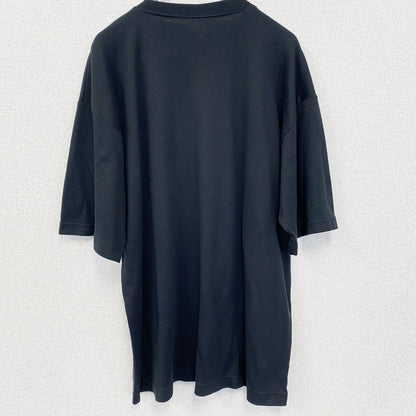 古着 used　半袖プリントTシャツ　シングルステッチ　ポルノ　エロT　星　スター　クルーネック　　黒　ブラック