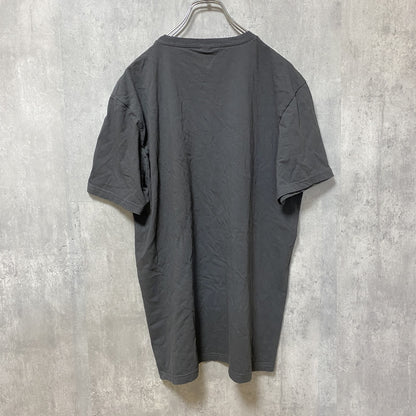 古着 used　THE CONCERT TEE　半袖プリントTシャツ　クルーネック　チャコールグレー　レトロデザイン　Lサイズ　