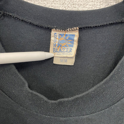 古着 used　タンクトップシャツ　無地　ノースリーブ　ノームコア　モノトーン　クルーネック　Mサイズ
