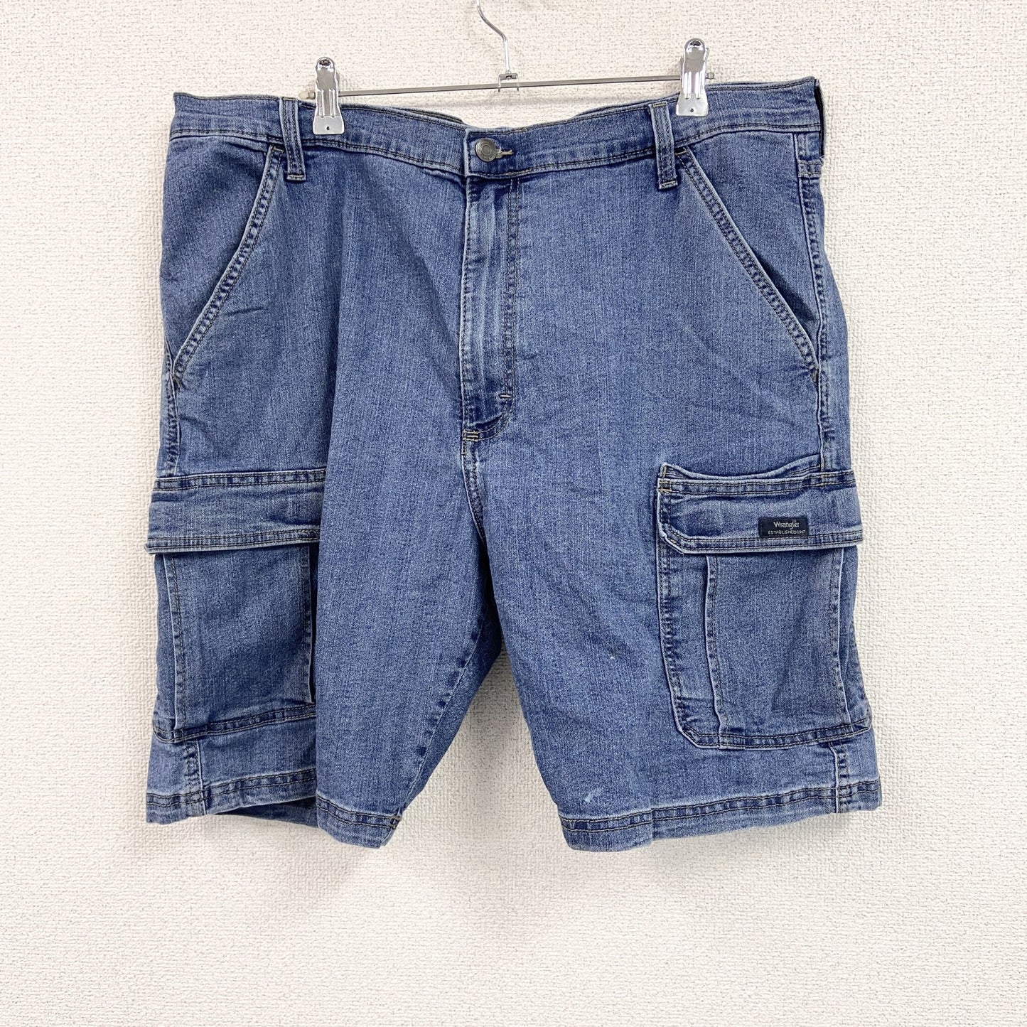 Wrangler　ラングラー　デニムハーフカーゴパンツ/ショートパンツ　インディゴ　W38サイズ