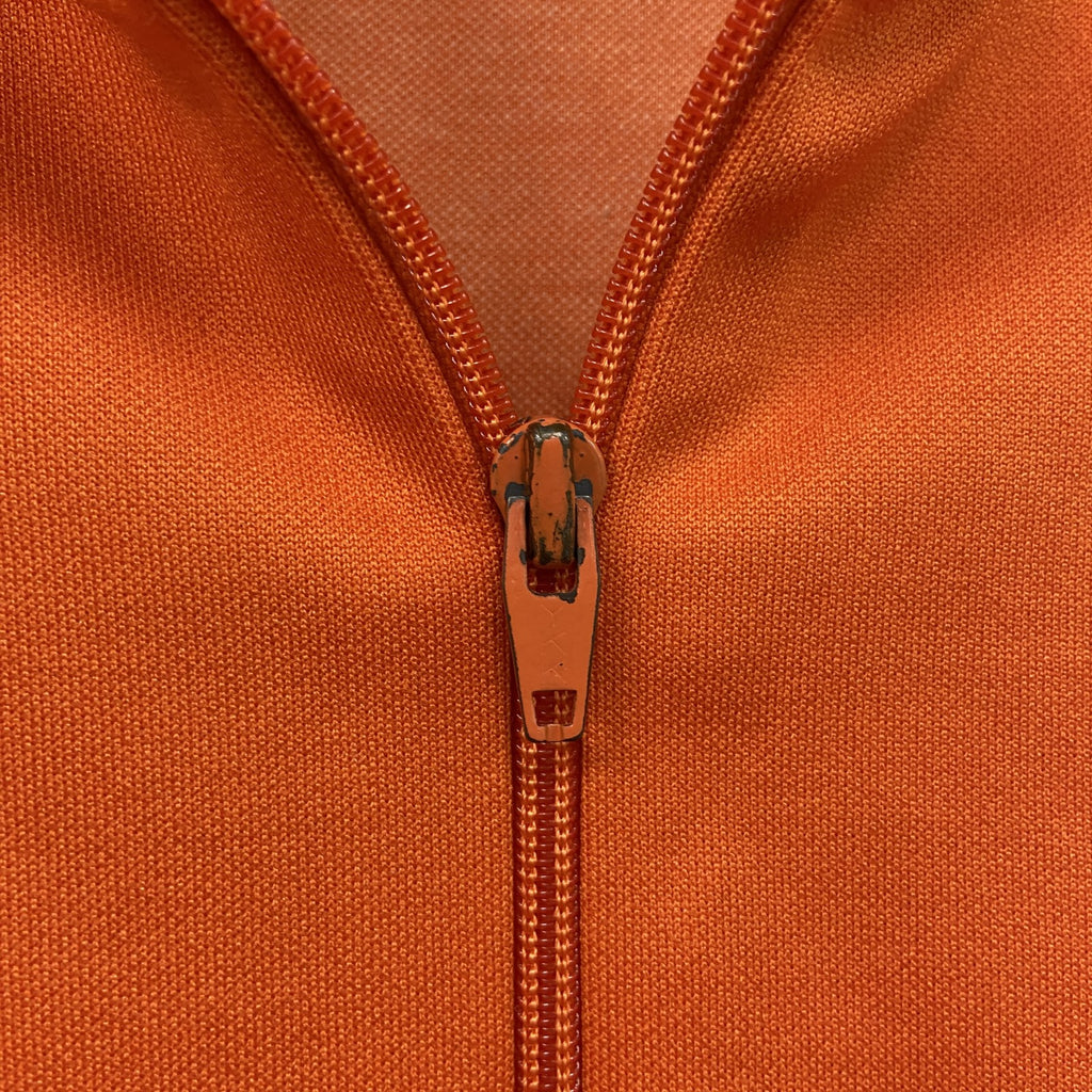 adidas　アディダス　デサント製　トラックジャケット/ジャージ　オレンジ　4サイズ
