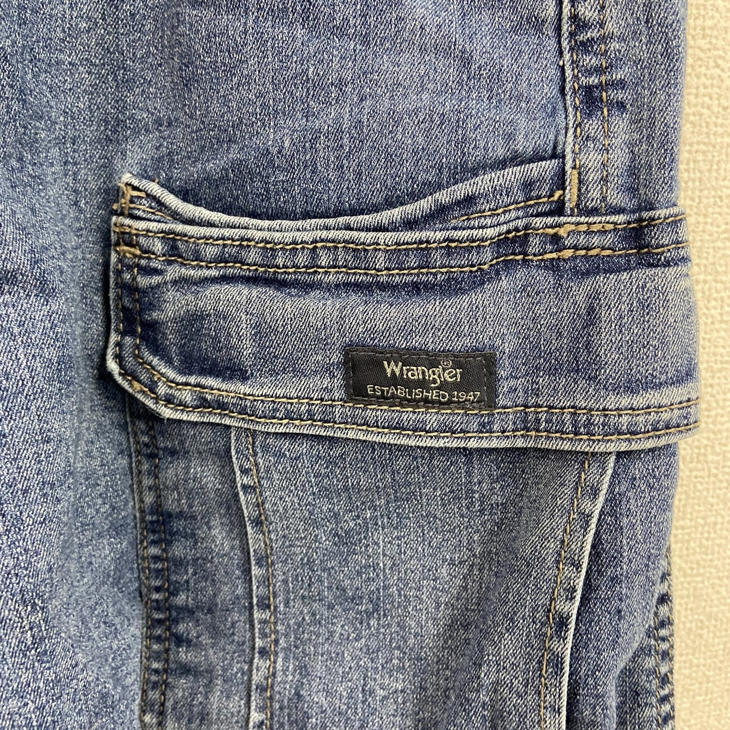 Wrangler　ラングラー　デニムハーフカーゴパンツ/ショートパンツ　インディゴ　W38サイズ