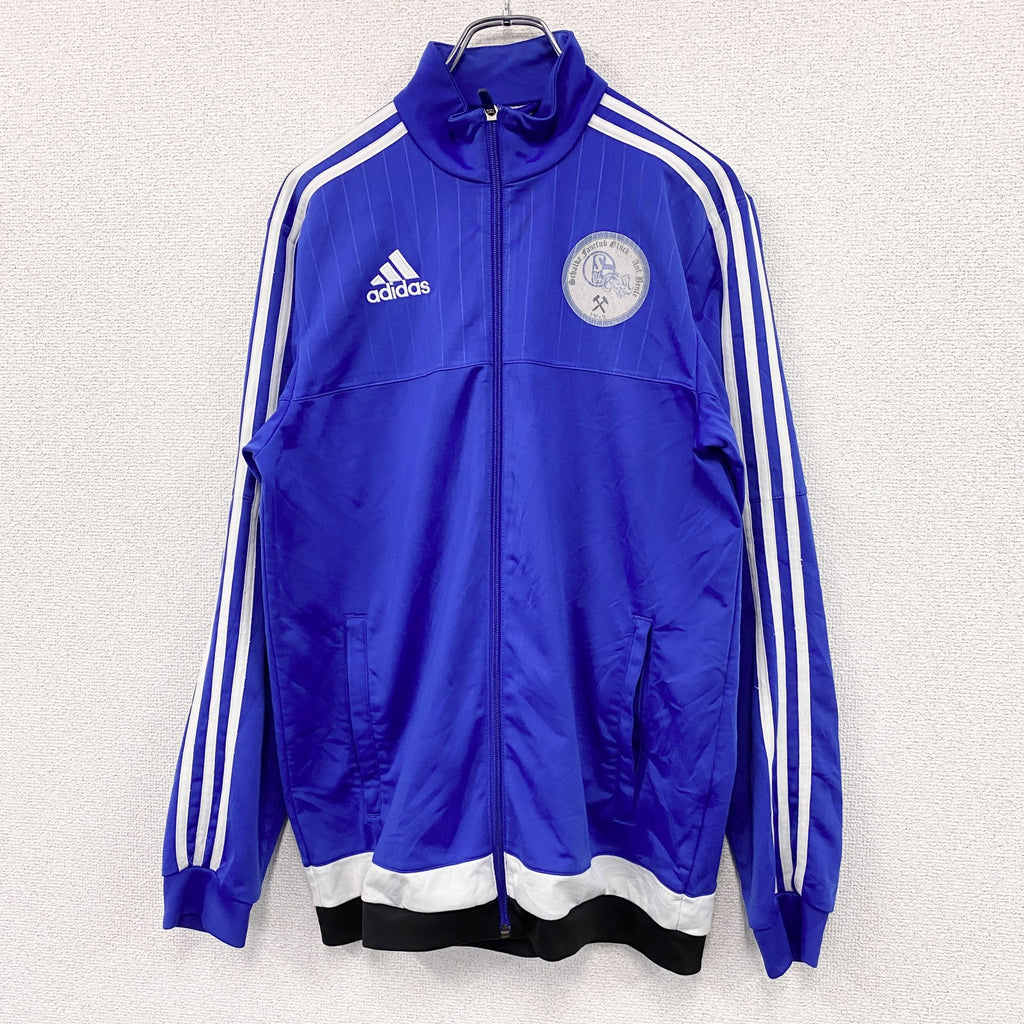 adidas　アディダス　トラックジャケット/ジャージ　青　ブルー　Mサイズ