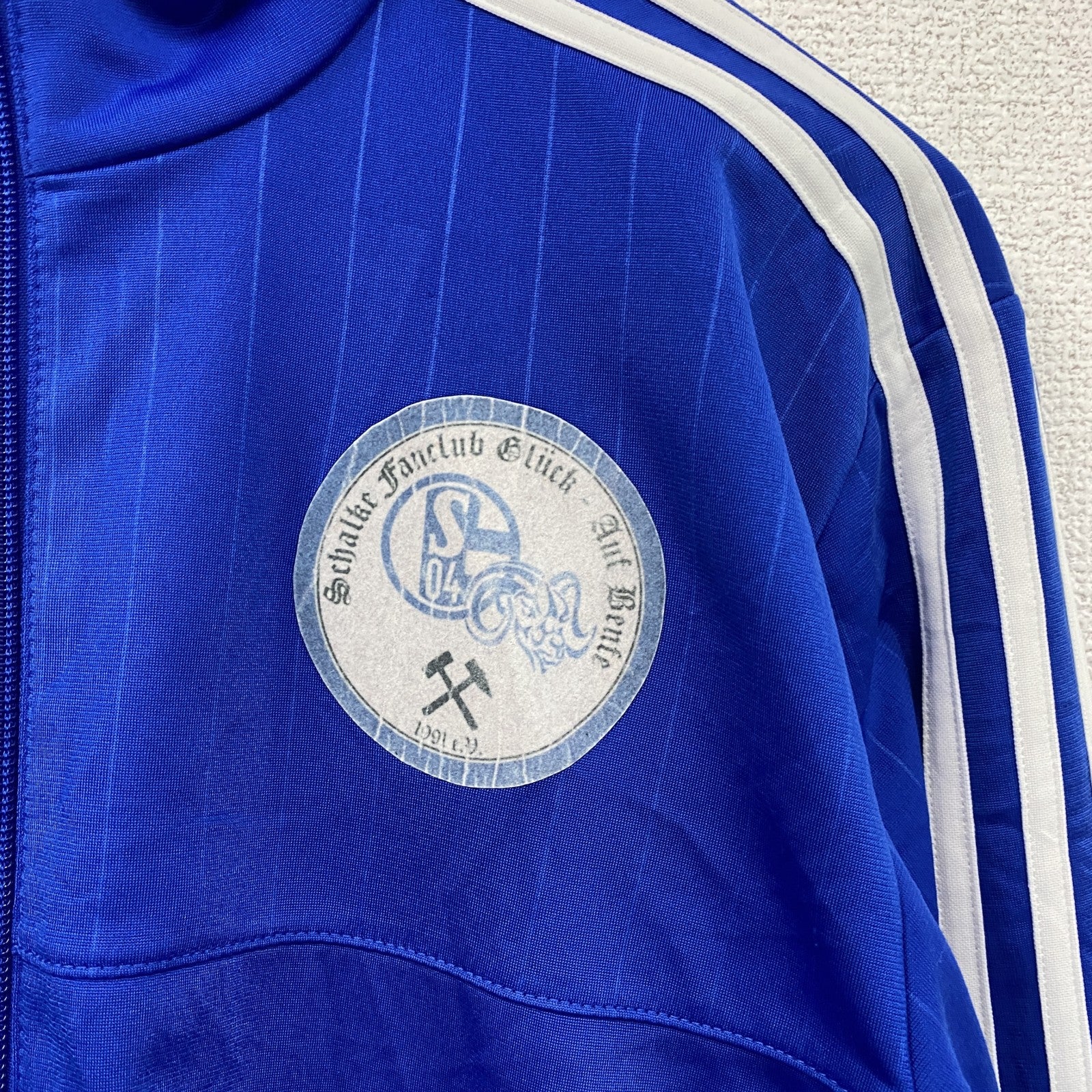 adidas　アディダス　トラックジャケット/ジャージ　青　ブルー　Mサイズ