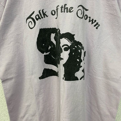 古着 used　90s　半袖プリントTシャツ　シングルステッチ　ヴィンテージ　バックプリント　クルーネック　ピンク　Lサイズ