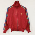 adidas　アディダス　西ドイツ製　トラックジャケット/ジャージ　赤　レッド　3サイズ