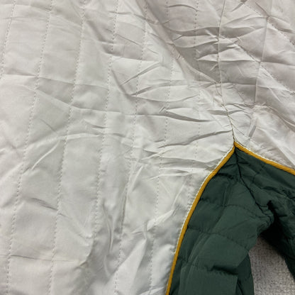 NFL　PACKERS　パッカーズ　フルジップジャケット　中綿入り　白　ホワイト　Mサイズ