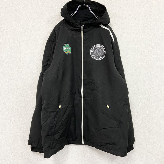 AUTHENTIC PRO　NHL　Chicago Bears　シカゴベアーズ　フルジップジャケット　黒　ブラック　XLサイズ