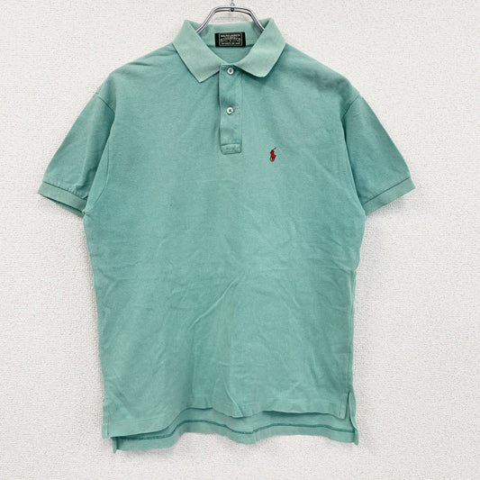 90s～　Ralph Lauren　ラルフローレン　半袖ポロシャツ　ヴィンテージ　エメラルドグリーン　Mサイズ