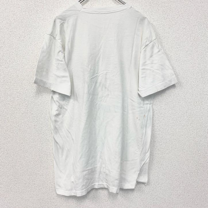 古着 used　90s　半袖プリントTシャツ　シングルステッチ　ヴィンテージ　エジプト　クルーネック　レトロ　白　ホワイト　